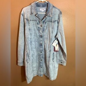 Good American Dolly Parton Indigo Jean Corset Dress 1X - NWT